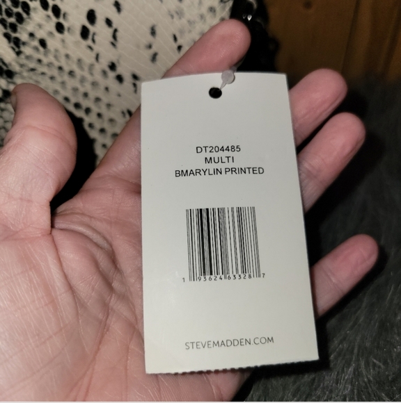 NWT Steve Madden faux snakeskin crossbody bag super cute - Picture 5 of 13